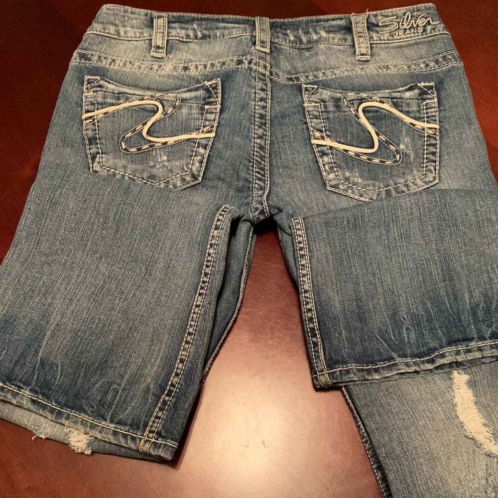SILVER low rise boot cut